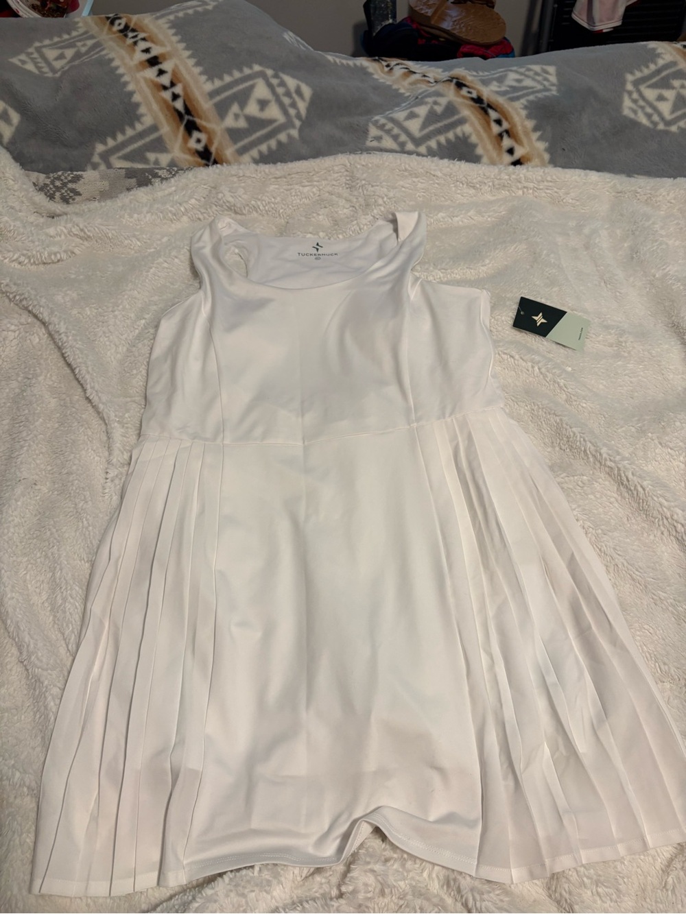 Tuckernuck Athletic White Mini Dress
